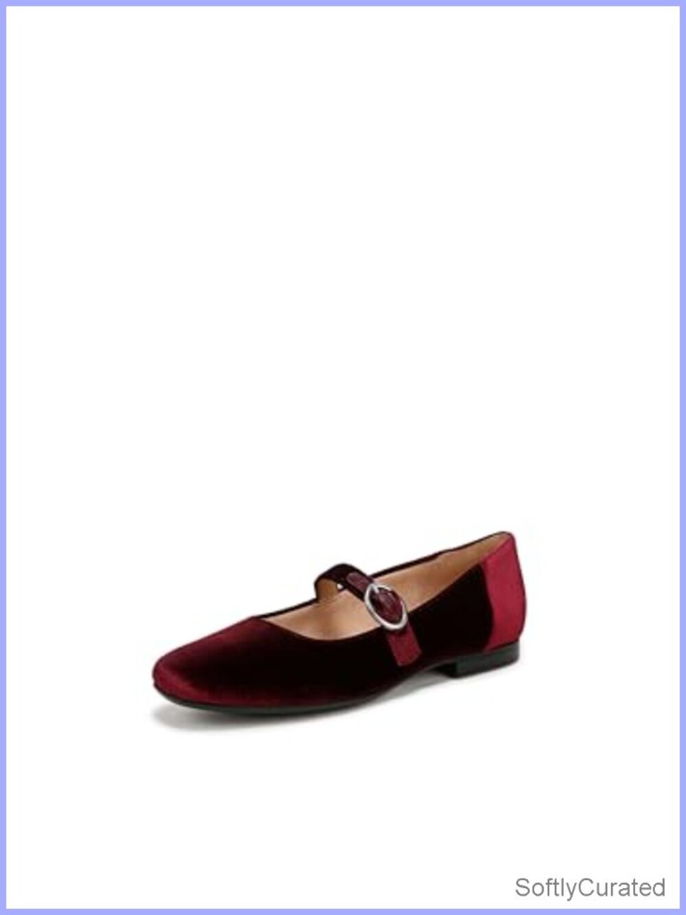Naturalizer Women's Kelly Mary Jane Ballet Flat Velvet